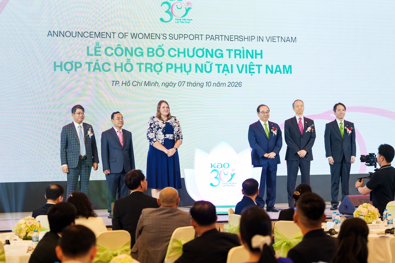 Kao Việt Nam kỷ niệm 30 năm hoạt động tại Việt Nam v&agrave; c&ocirc;ng bố Chương tr&igrave;nh &ldquo;Tăng cường chăm s&oacute;c y tế&rdquo; (Care within Reach)