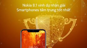 Nokia 8.1 thắng giải “Best Mid-ranger of 2018” do người tiêu dùng bình chọn trên GSMArena