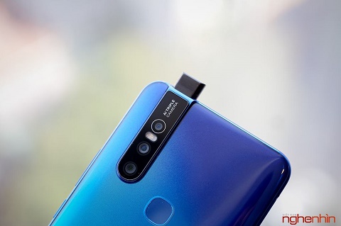 Mở hộp Vivo V15: hoàn thiện tốt, camera thò thụt thú vị