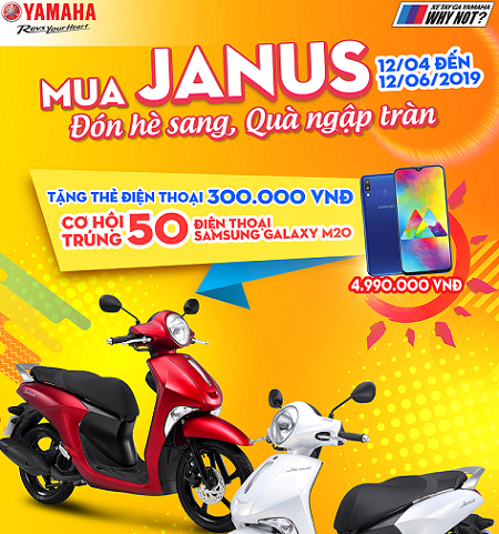 Mua Janus đón hè sang, quà ngập tràn