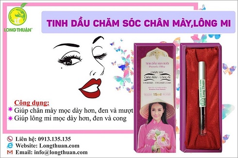 Tinh dầu hoa bưởi – Bộ chăm sóc râu và lông mày, mi hiệu quả an toàn đến từ DNTN Long Thuận.