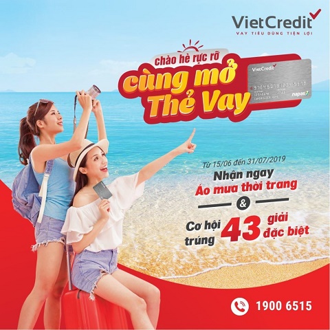 Đừng bỏ lỡ cơ hội rinh những phần quà hấp dẫn từ VietCredit