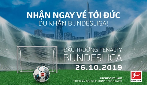 Bundesliga chuẩn bị tổ chức“Đấu trường Penalty BUNDESLIGA” đầu tiên tại Việt Nam