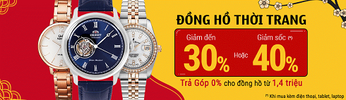 Sắm đồng hồ sang ưu đãi ngập tràn dịp Tết, giảm đến 40% tại Thế Giới Di Động