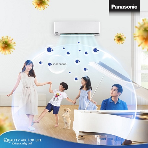 Panasonic mang công nghệ NANOE  thanh lọc không khí