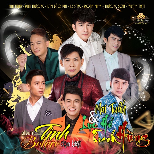 Ca sĩ thầy giáo Mai Tuấn song ca cùng 6 soái ca bolero trong Album sắp phát hành