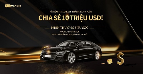 Bạn muốn nhận Audi A7 Sportback và iPhone 11Pro? Mở app FTMmarkets ngay!