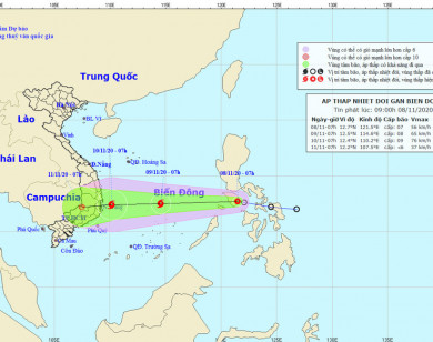 Công điện khẩn ứng phó áp thấp nhiệt đới có khả năng mạnh lên thành bão