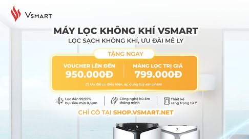 Vinsmart mở bán máy lọc không khí và giải pháp nhà thông minh độc quyền trên Vsmart Online