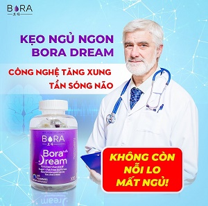 Kẹo ngủ ngon Bora Dream - bí quyết cho giấc ngủ tự nhiên an toàn cho sức khỏe