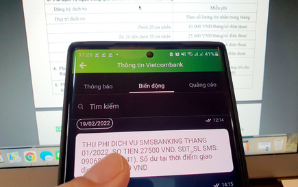 Cước SMS Banking sẽ chỉ còn 11.000 đồng/tháng