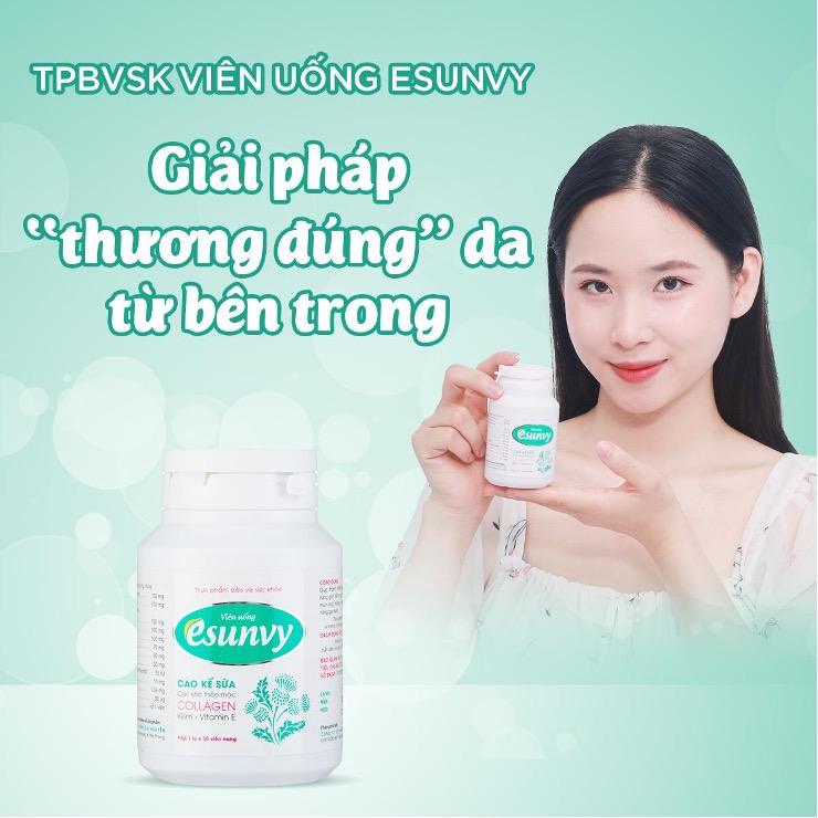 Sản phẩm Viên uống trị mụn Esunvy có thật sự bị thu hồi?
