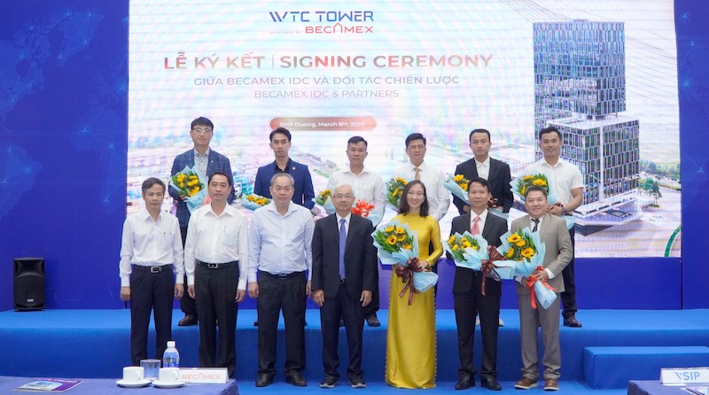 Becamex IDC ký kết với nhiều đối tác chiến lược tòa nhà WTC Tower