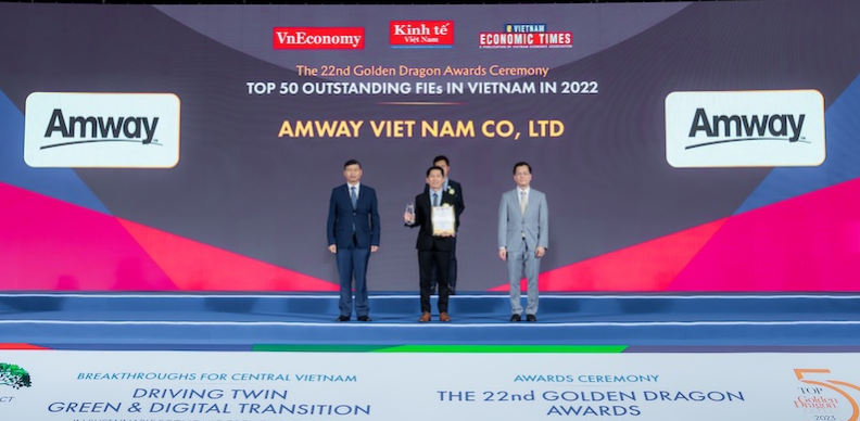 Amway Việt Nam được vinh danh là doanh nghiệp FDI tiên phong trong lĩnh vực chuyển đổi số tại Việt Nam