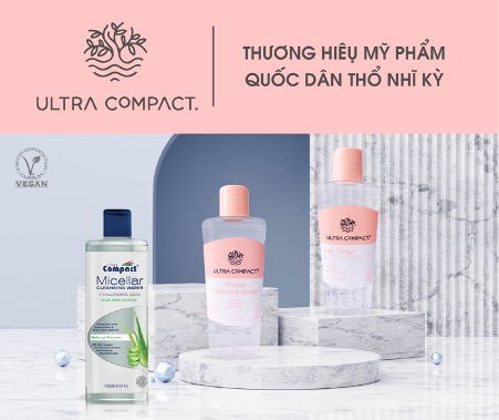 Ultra Compact – Thương hiệu top đầu cho xu hướng mỹ phẩm thuần chay tại Thỗ Nhĩ Kỳ