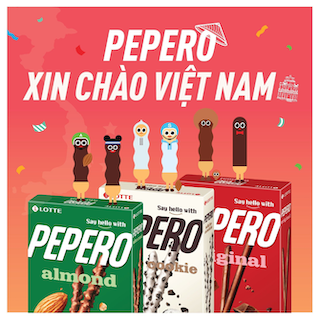 Ngày PEPERO tại Hàn Quốc: mượn món ăn vặt quốc dân để lan toả yêu thương