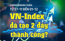 Chứng khoán tuần 27-11 đến 1-12: VN-Index đã tạo 2 đáy thành công?