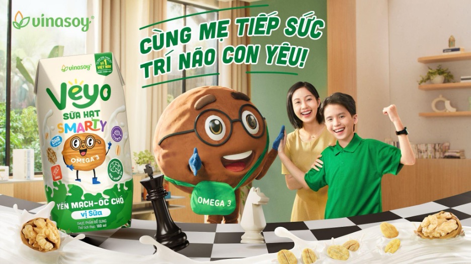 Điều gì giúp Vinasoy tạo nên dòng sữa hạt đầu tiên được nghiên cứu riêng cho thể trạng và khẩu vị trẻ em Việt?