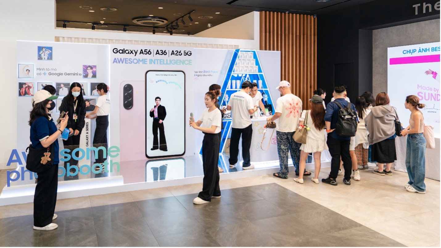 Galaxy A56 5G ra mắt phiên bản Hồng thời thượng, HIEUTHUHAI dẫn dắt loạt hoạt động hè sôi động