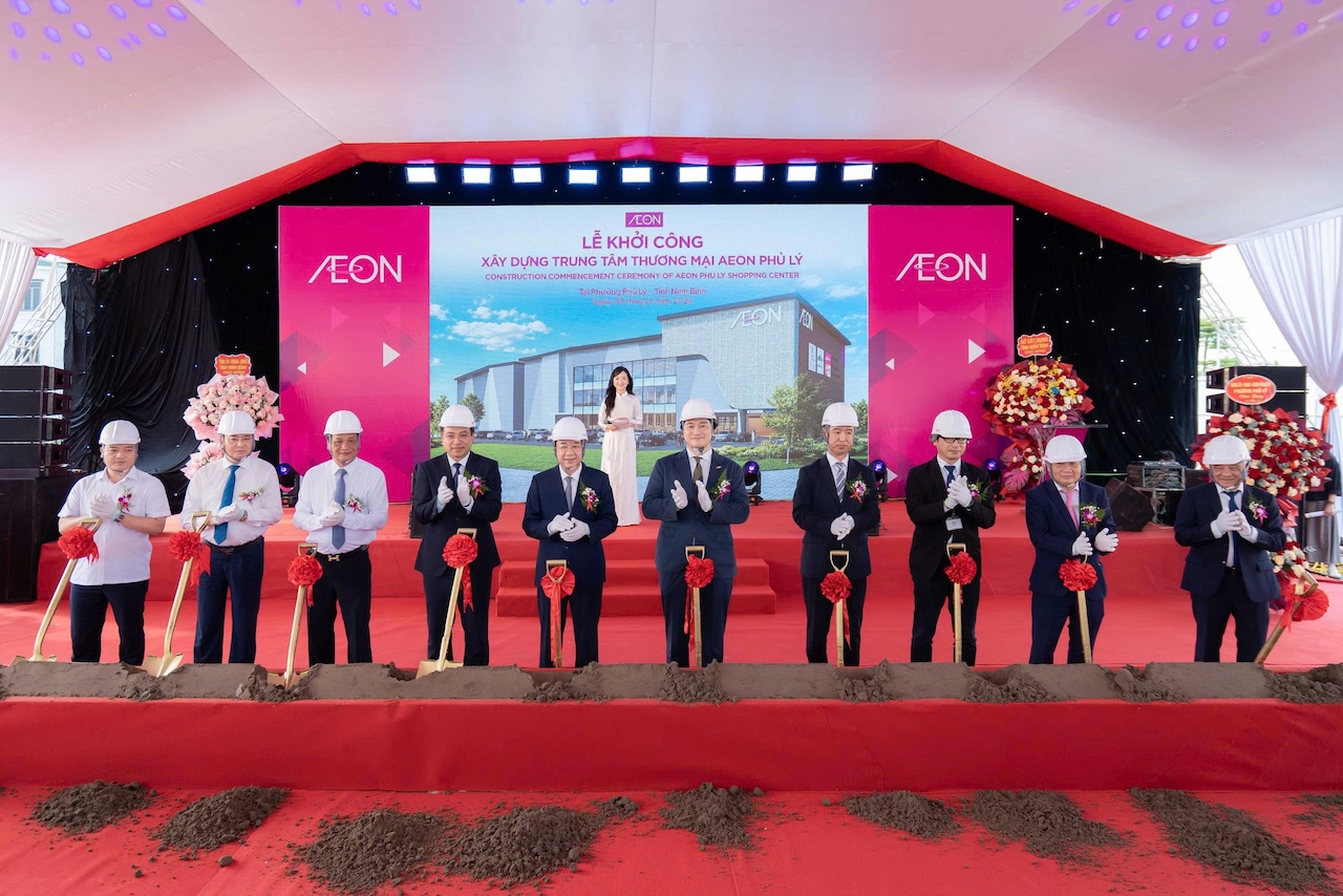 AEON Việt Nam chính thức khởi công Trung tâm Thương mại AEON Phủ Lý 
